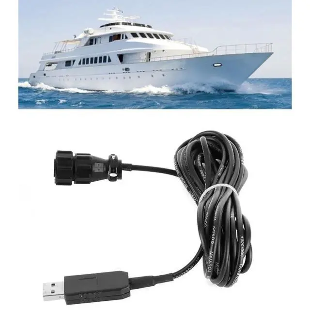 Alt view image 6 of 7 - Professional USB 2.0 Data Cable for Matsutec NPC-100 Navigators Technicians in Marine Environments Stable Sea Operations Marine Cable