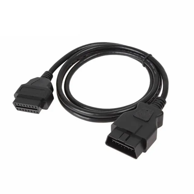 Alt view image 2 of 7 - Male to Female Connector 16PIN OBD OBD2 Car Diagnostic for ELM327 OBDII 16PIN Cable 1.5M 150CM 30CM Extension(30CM 1 to 2)