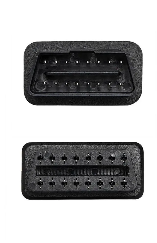 Alt view image 7 of 7 - Male to Female Connector 16PIN OBD OBD2 Car Diagnostic for ELM327 OBDII 16PIN Cable 1.5M 150CM 30CM Extension(30CM 1 to 2)