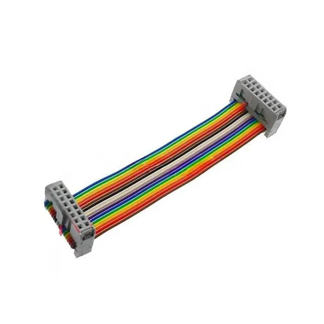 Alt view image 2 of 4 - FC/DC3 2.54MM 10P/16P/20/26/30/34/40 Pin Pitch Flat Ribbon Male to Female PATA Hard Drive Data Extension Cable Verleng Kabel(Type-2,Length 2M,2x8 16P)