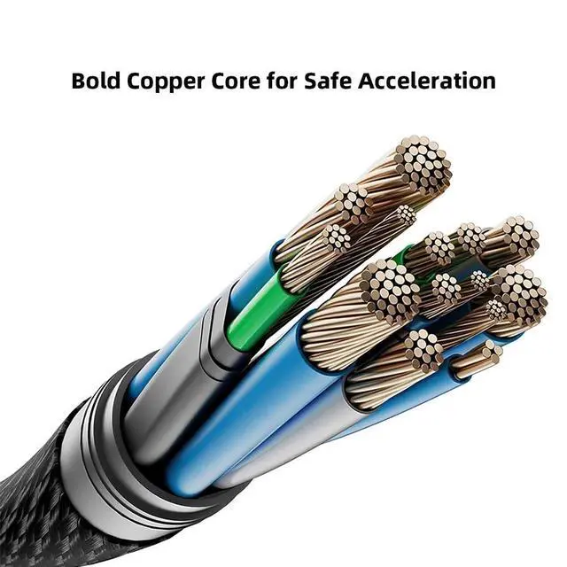Alt view image 4 of 5 - PD 60W USB Type C to C Cable 6A Fast Data Cord 0.25M Short Power Bank Cable(Silvery)