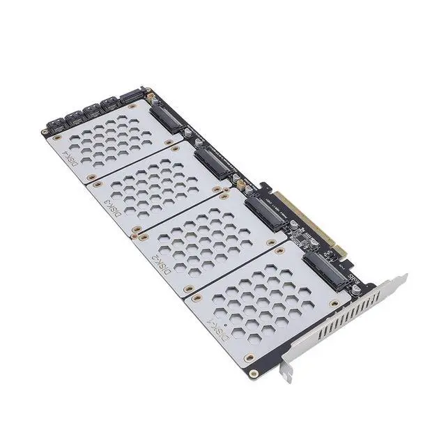 Alt view image 7 of 7 - Kikumi Noennu.2 Nvme to Pcie 4.0 Adapter X8 SFF8639 2.5 Inch Hard Board Computer Internal Components