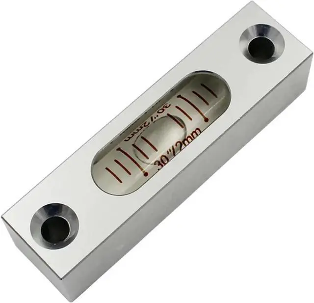 Main image of High Accuracy 30"/2mm Square column Submit Metal Level protractor Tubularspirit level bubble Size 58 * 15 * 15mm
