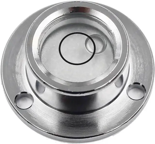 Main image of Flange Spirit Level Bubble Bullseye Leveler with Base Horizontal Measuring Instrument Diameter 32mm High Temperature Resistance