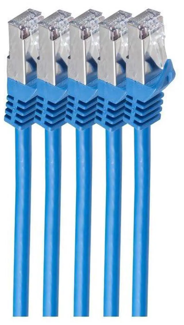 Main image of Patch Cable RJ45 with CAT 7 PIMF Blue 2m