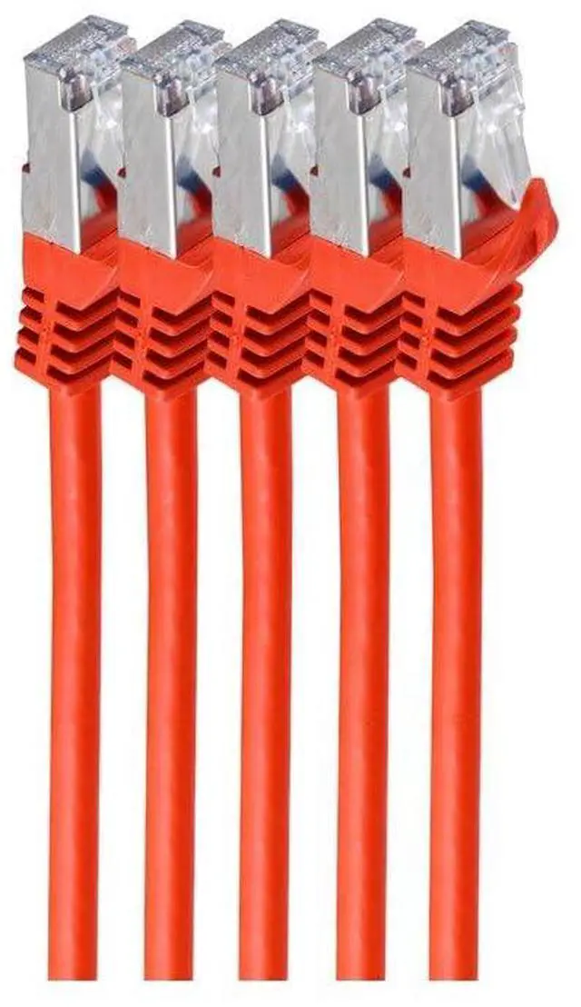 Main image of RJ45 Patch Cable with CAT 7 PIMF Cable Red 5m