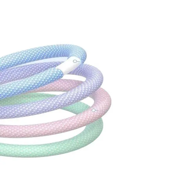 Alt view image 4 of 4 - 5PCS 60W USB C Cable For tpe-c Cable Fast Cord Accessories(1m 5PCS,Purple)