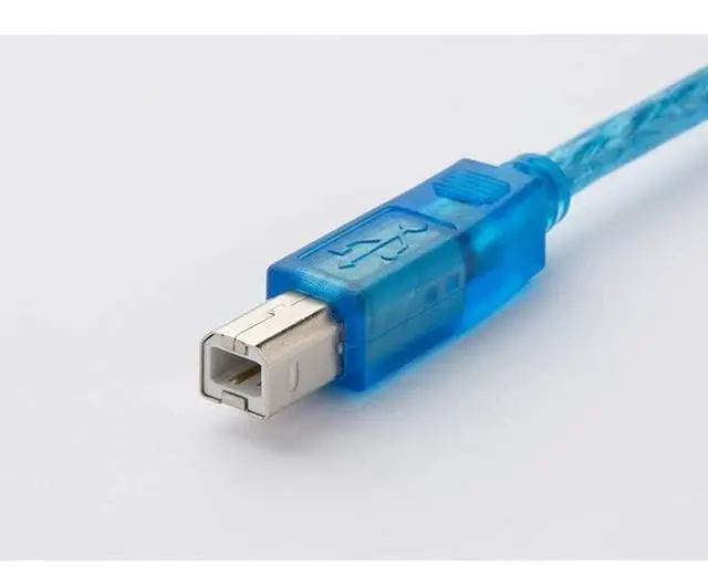 Alt view image 3 of 4 - DOP-CAUSBAB Compatible A Series, B Series DOP Touch Screen Connected to Computer Programming Cable Blue (5m)