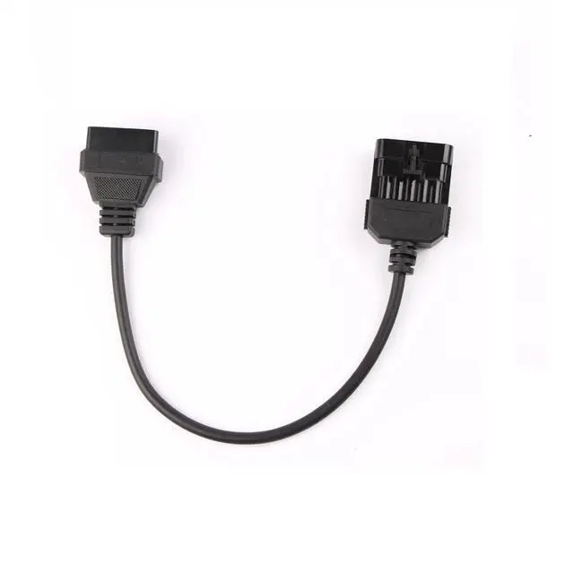 Alt view image 2 of 6 - 10Pin OBD OBDII Extension Cable for Works for Vauxhall/Opel OPCOM Diagnostic Adapter
