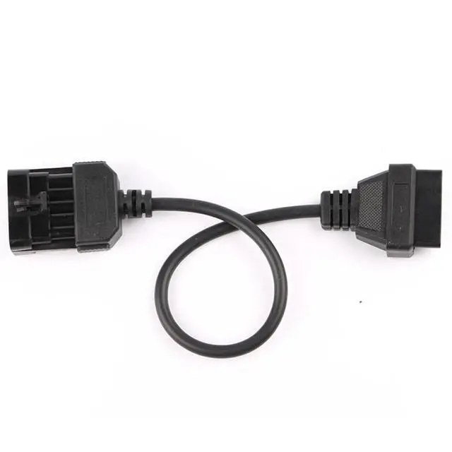 Alt view image 5 of 6 - 10Pin OBD OBDII Extension Cable for Works for Vauxhall/Opel OPCOM Diagnostic Adapter