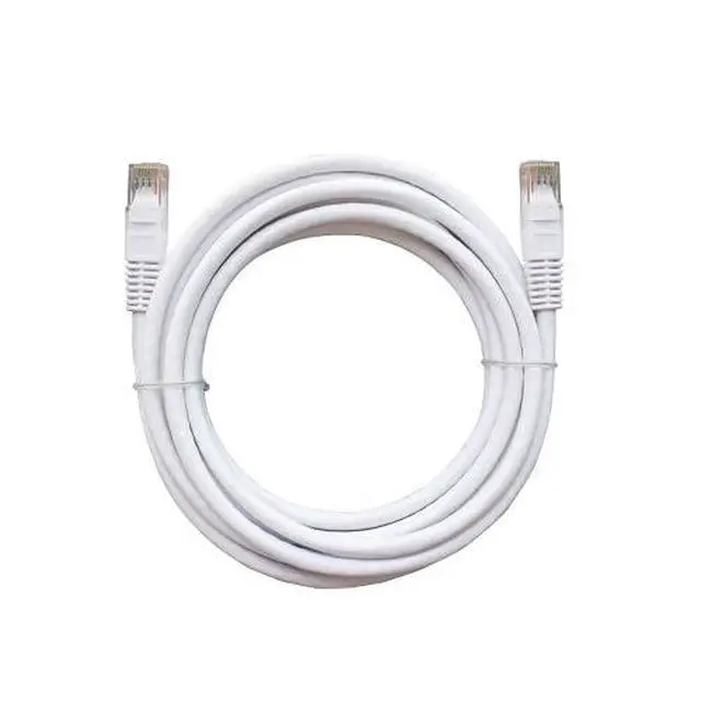 Alt view image 2 of 3 - 0E-C6WH14 CAT6 Patch Cable, 14ft, White, 24AWG, Snagless Molded Boot, for Home and Office Networking