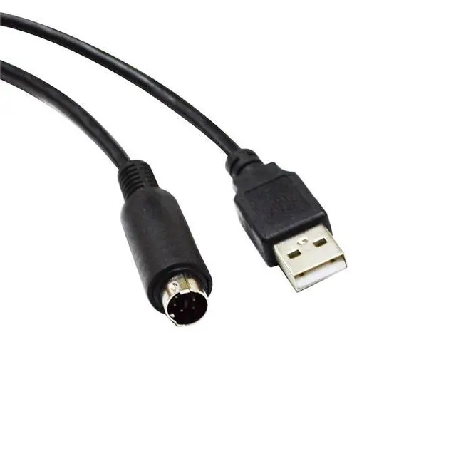 Alt view image 4 of 5 - USB A 2.0 to MINI DIN 7 PIN MD7 Male Adapter IK Multimedia IRIG Stream Keys 2 PRO Duo I/O MIDI Keyboard PC Data Extension Cable(1.8m)
