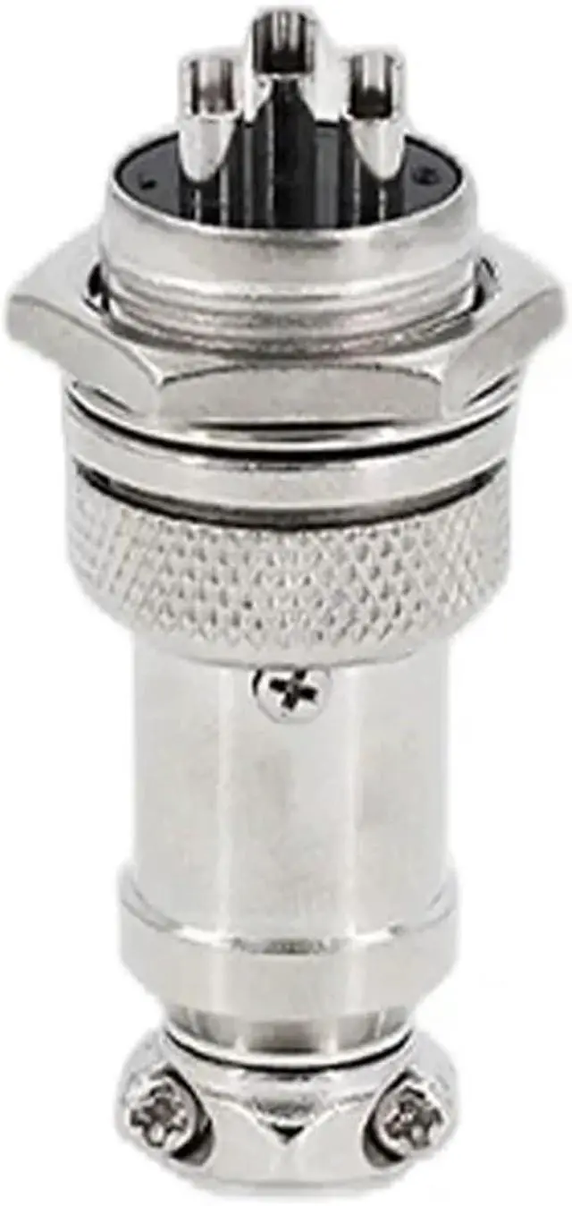 Alt view image 5 of 7 - 5/10/20 Packs GX12 GX16 GX20 Compatible Aviation Plug 2 3 4 5 6 7 8 9 10 12 14 15Pin M/F, Waterproof Circular Connector(GX12,20Sets (Male Female),4P)