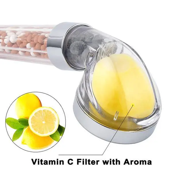 Alt view image 4 of 7 - AYI Vitamin C Filtered High Pressure Handheld Shower RGB 3 in 1 Multi Connectors Charger Cable
