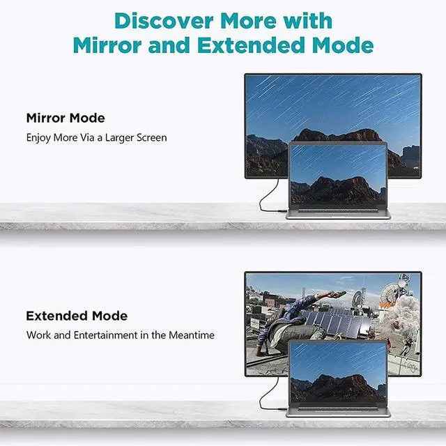 Alt view image 4 of 5 - 4K HDMI Cable Compatible HDMI 2.0 Adapter Laptops HDMI Splitter Digital Wire Cord (Color : As Shown, Size : 2m 6ft)