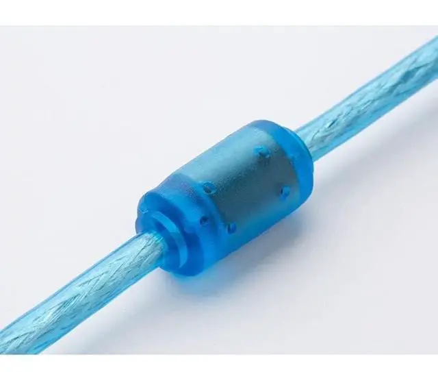 Alt view image 4 of 4 - DOP-CAUSBAB Compatible A Series, B Series DOP Touch Screen Connected to Computer Programming Cable Blue (5m)