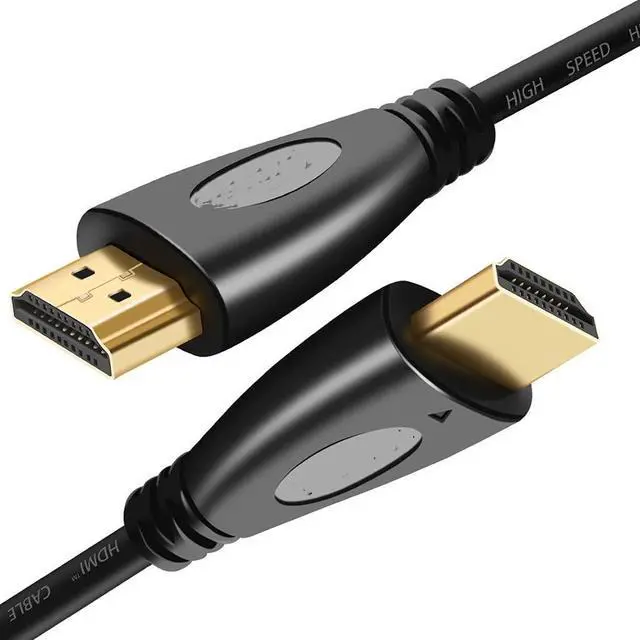 Main image of HDMI-Compatible Cable Video Cables Gold Plated 1.4 4K 1080P 3D Cable for HDTV Splitter Switcher (Color : Black, Size : 1.5m)