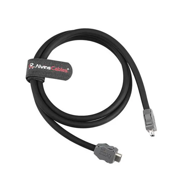 Alt view image 5 of 6 - Alvin's Cables IX Industrial IX30G-A-10S-CV A-Key Cat6a Ethernet Cable for PLC Machine Vision Industrial Automation Sensor PoE, High-Flex Drag-Chain 1m|3.3ft