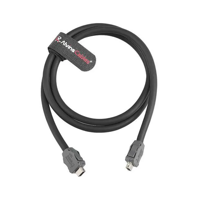 Alt view image 6 of 6 - Alvin's Cables IX Industrial IX30G-A-10S-CV A-Key Cat6a Ethernet Cable for PLC Machine Vision Industrial Automation Sensor PoE, High-Flex Drag-Chain 1m|3.3ft