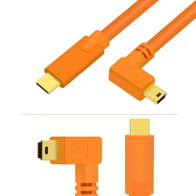 Alt view image 7 of 7 - Professional T Type Data Cable for Fast Speed Transfer and Durability Photography Equipment Connection