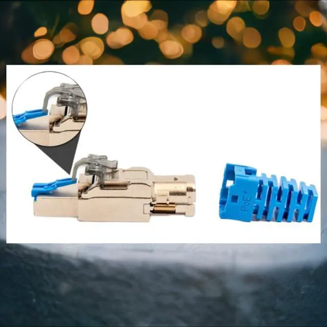 Alt view image 4 of 7 - Field Termination Kit: 10 Shielded Cat6A Components by R.J. Enterprises