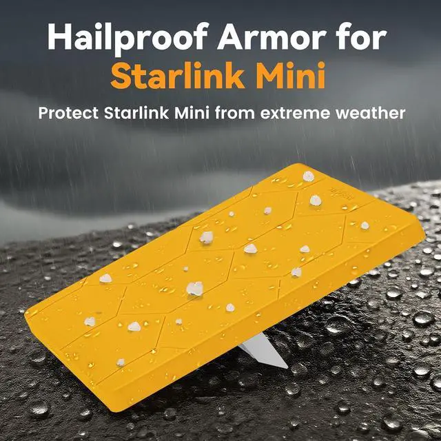 Alt view image 6 of 7 - Starlink Mini Cable Adapter, USB C to DC Adapter Power Cable Adapters for Starlink Minis, Starlink Mini Protective Cover Case Hailproof Liquid Silicone Protective Case for Starlink Dish
