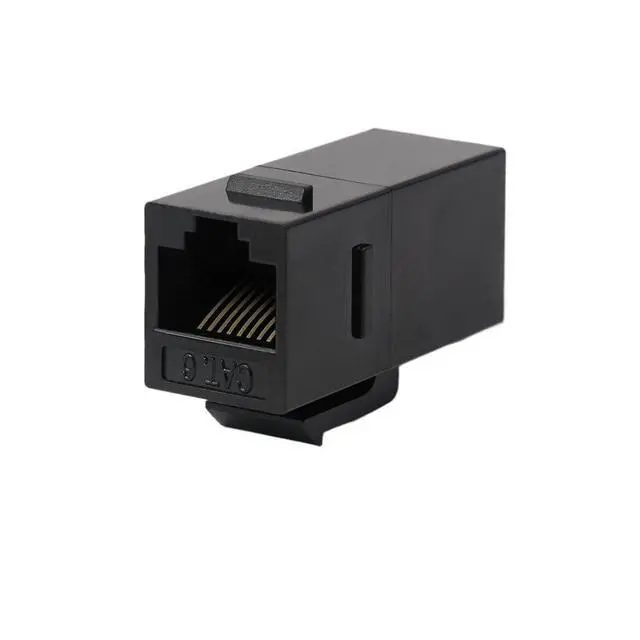 Alt view image 2 of 6 - 10pcs Ethernet Network LAN CAT6 RJ45 Female to Female Insert CAT.6 Coupler, UTP Keystone Inline Coupler