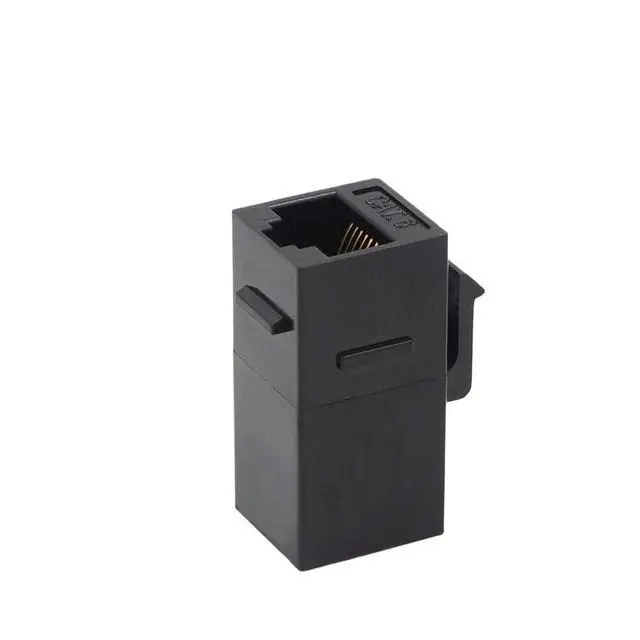 Alt view image 3 of 6 - 10pcs Ethernet Network LAN CAT6 RJ45 Female to Female Insert CAT.6 Coupler, UTP Keystone Inline Coupler