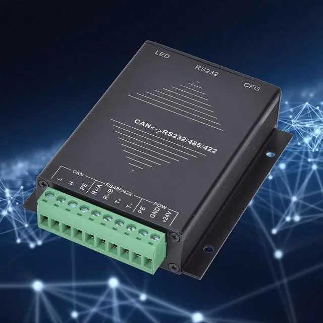 Alt view image 2 of 7 - plplaaoo Industrial Serial Port to CAN Converter Module High Performance RS232 RS485 RS422 to CAN Bus Adapter for Industrial Automation and Vehicle Diagnostics
