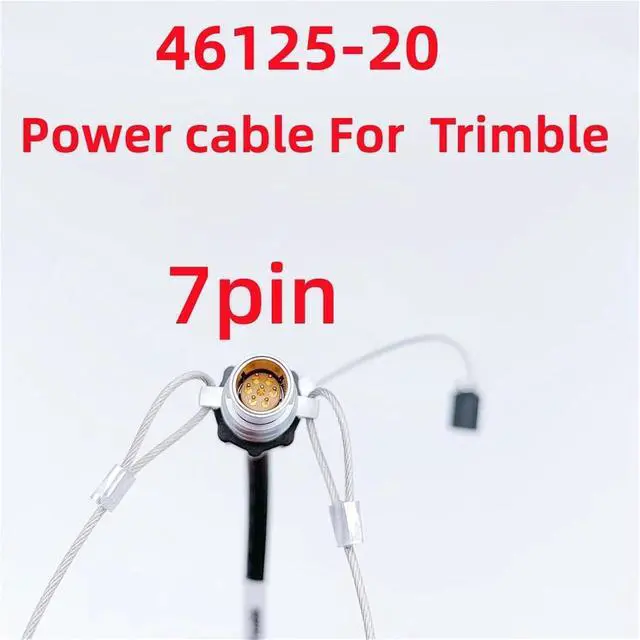 Alt view image 2 of 6 - Power Cable 46125-20 Applicable to Trimble gnss 5700 5800 R4 R5 R6 R7 R8 SPS353 Power Cable 7pins
