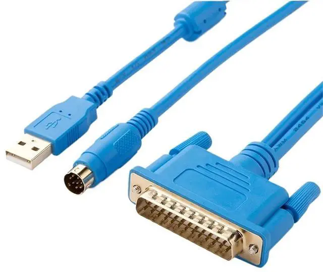 Alt view image 2 of 3 - USB-SC09 Programming Cable for FX/A FX0 FX0S FX1S FX0N FX1N FX2N A Series Download Line RS232 Port