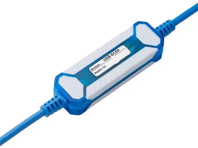 Alt view image 3 of 3 - USB-SC09 Programming Cable for FX/A FX0 FX0S FX1S FX0N FX1N FX2N A Series Download Line RS232 Port