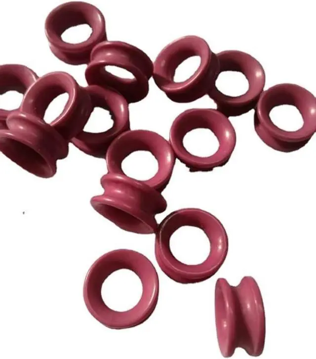 Main image of 100PC Double-Sided Porcelain Eye Textile Ceramic Ring-Thread Guide and Double-Sided Threading Device