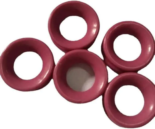 Alt view image 2 of 3 - 100PC Double-Sided Porcelain Eye Textile Ceramic Ring-Thread Guide and Double-Sided Threading Device