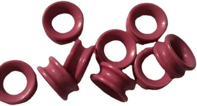 Alt view image 3 of 3 - 100PC Double-Sided Porcelain Eye Textile Ceramic Ring-Thread Guide and Double-Sided Threading Device