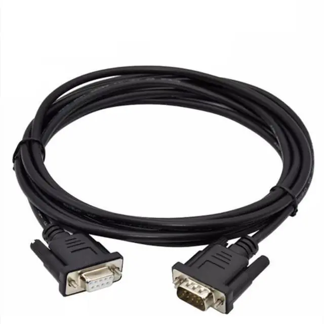 Main image of TPC-PPI Compatible Touch Panel PLC Communication Cable 9-pin Male to 9-pin Female TPC Series to S7-200 Series Black 10 Meters
