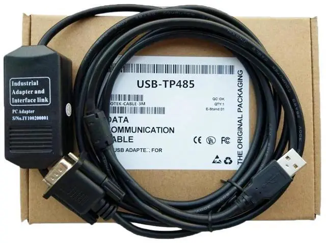 Main image of USB-TP485 Programming Cable for HMI Smart 700 1000 TP177A TP177B MP277 Download DB9M OS RS485