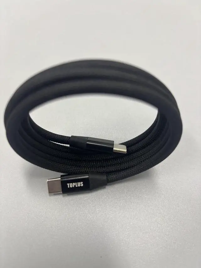 Alt view image 3 of 3 - TOPLUS USB C to USB C Cable, Type-C Fast Charging Cable for iPhone 17 Series and More (Black)