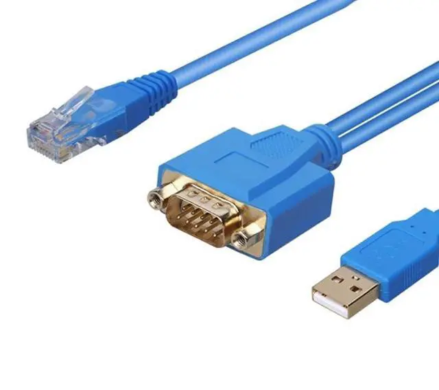 Alt view image 4 of 6 - 1747-UIC Compatible USB Interface A-B SLC Series PLC Programming Communication Cable USB-1747PIC RS232/DH-485 Interface (Blue)
