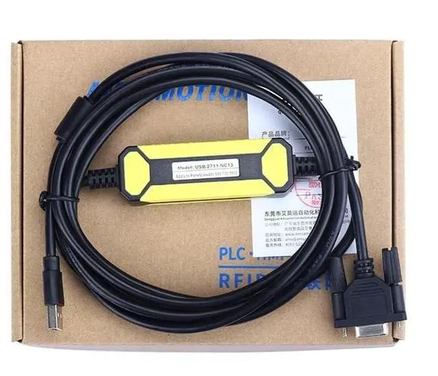 Main image of USB-2711-NC13 Applicable Touch Screen Programming Cable AB Series Data Download Cable Economy (Black)
