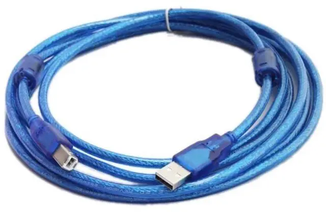 Main image of USB-KV for KV5000, KV3000, kV1000 Series PLC Cable Cable Download Cable Transparent Blue (5m)