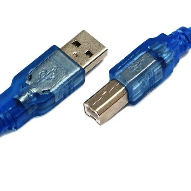 Alt view image 3 of 3 - USB-KV for KV5000, KV3000, kV1000 Series PLC Cable Cable Download Cable Transparent Blue (5m)