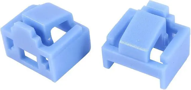 Alt view image 6 of 7 - 2000 Pcs RJ45 Port Ethernet LAN Hub Anti Dust Cover Plug Cap Blockout Protector with Proprietary Lock and Key