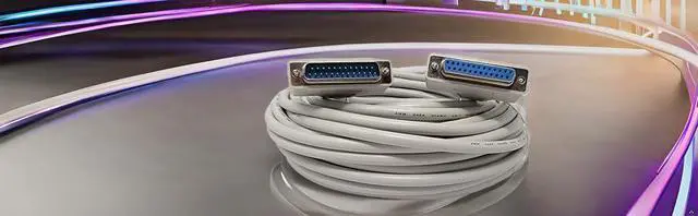 Alt view image 3 of 4 - Your Cable Store 50 Foot DB25 25 Pin Serial Port Cable Male to Female RS232