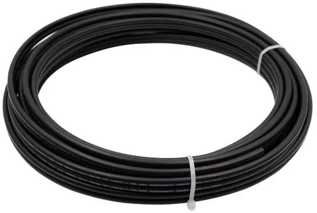 Main image of 30 Meters Twin Core 2x4/2x6MM2 Solar Cable Black 2 Pins PV Wire Copper Conductor XLPE Jacket Photovoltaic Tinned Copper(2X4MM2)