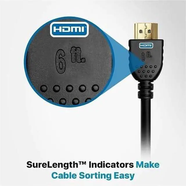 Alt view image 2 of 2 - NFHD18G-30PROBLKA NanoFlex Pro AV/IT Integrator Series Active 4K 18G High Speed HDMI Cable, 30', Jet Black