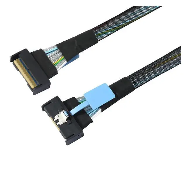 Alt view image 2 of 5 - Slimline SFF-8654 8I 5.0 PCIE 74pin to 865 Server Data Adapter Cable PCIE5.0 PC Accessories 0.8M