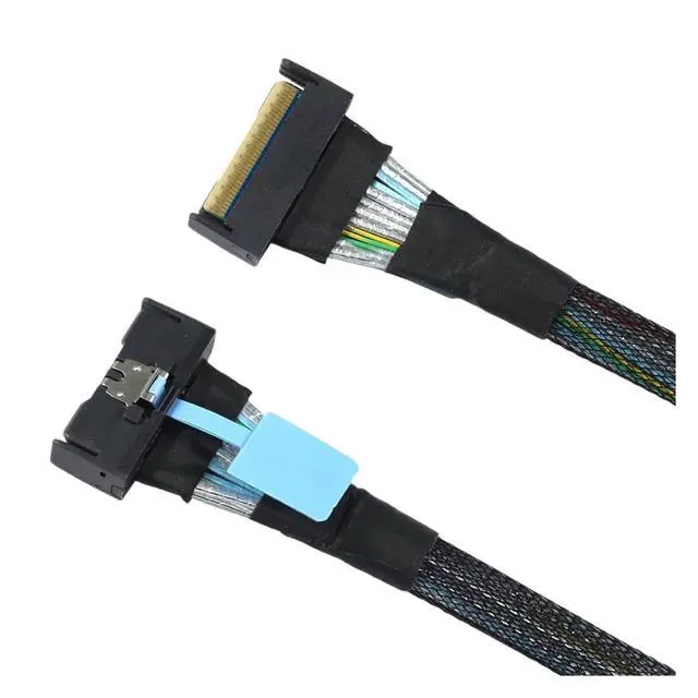 Alt view image 5 of 5 - Slimline SFF-8654 8I 5.0 PCIE 74pin to 865 Server Data Adapter Cable PCIE5.0 PC Accessories 0.8M