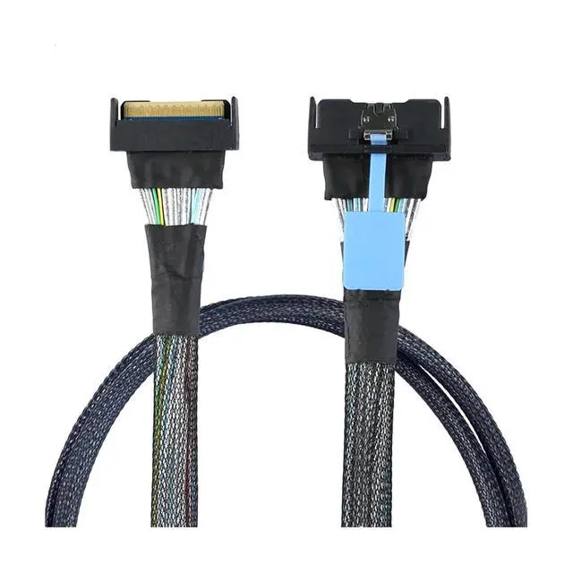 Alt view image 4 of 5 - Slimline SFF-8654 8I 5.0 PCIE 74pin to 865 Server Data Adapter Cable PCIE5.0 PC Accessories 0.8M