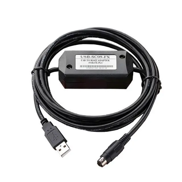 Alt view image 2 of 3 - USB-SC09-FX Programming Cable for FX2N/FX1N/FX0N/FX0S/FX1S/FX3U Series Compatible with FX-USB-AW